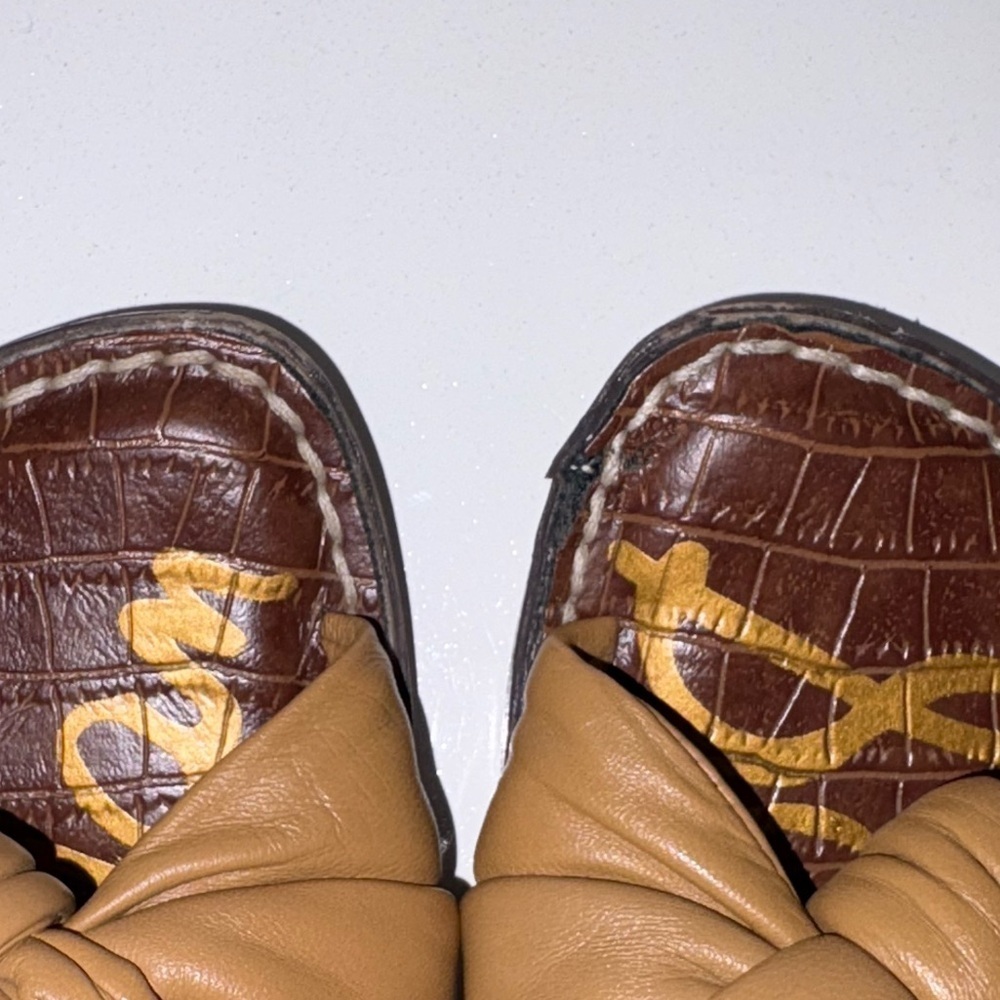 Sam Edelman Womens Garson Leather Slip On Slide Sandals - Picture 5 of 15